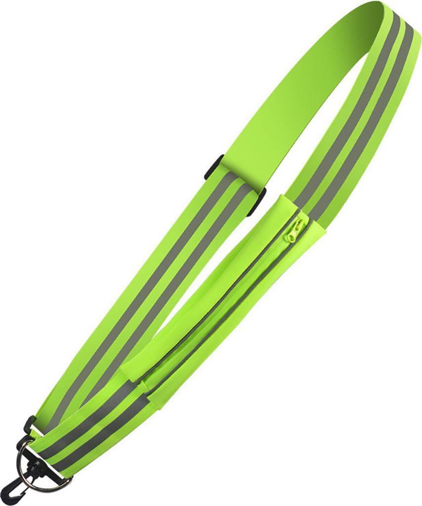 INF Reflektierender Sicherheits-Schultergurt mit Tasche Grün
