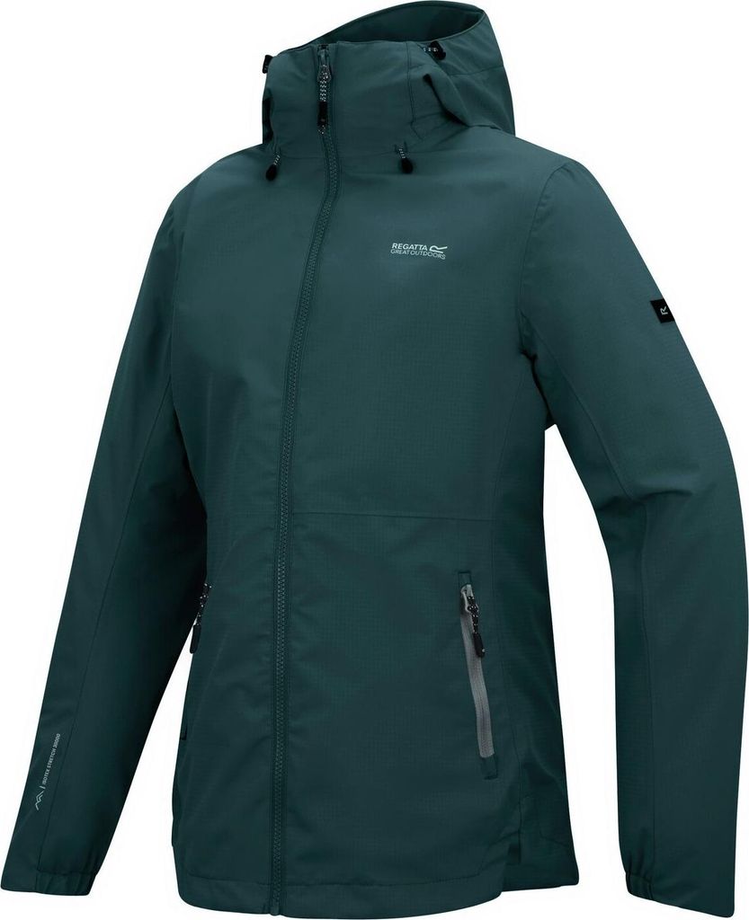 Regatta Hamara IV Outdoorjacke für Damen mit Kapuze, Farbe:Grün, Größe:46