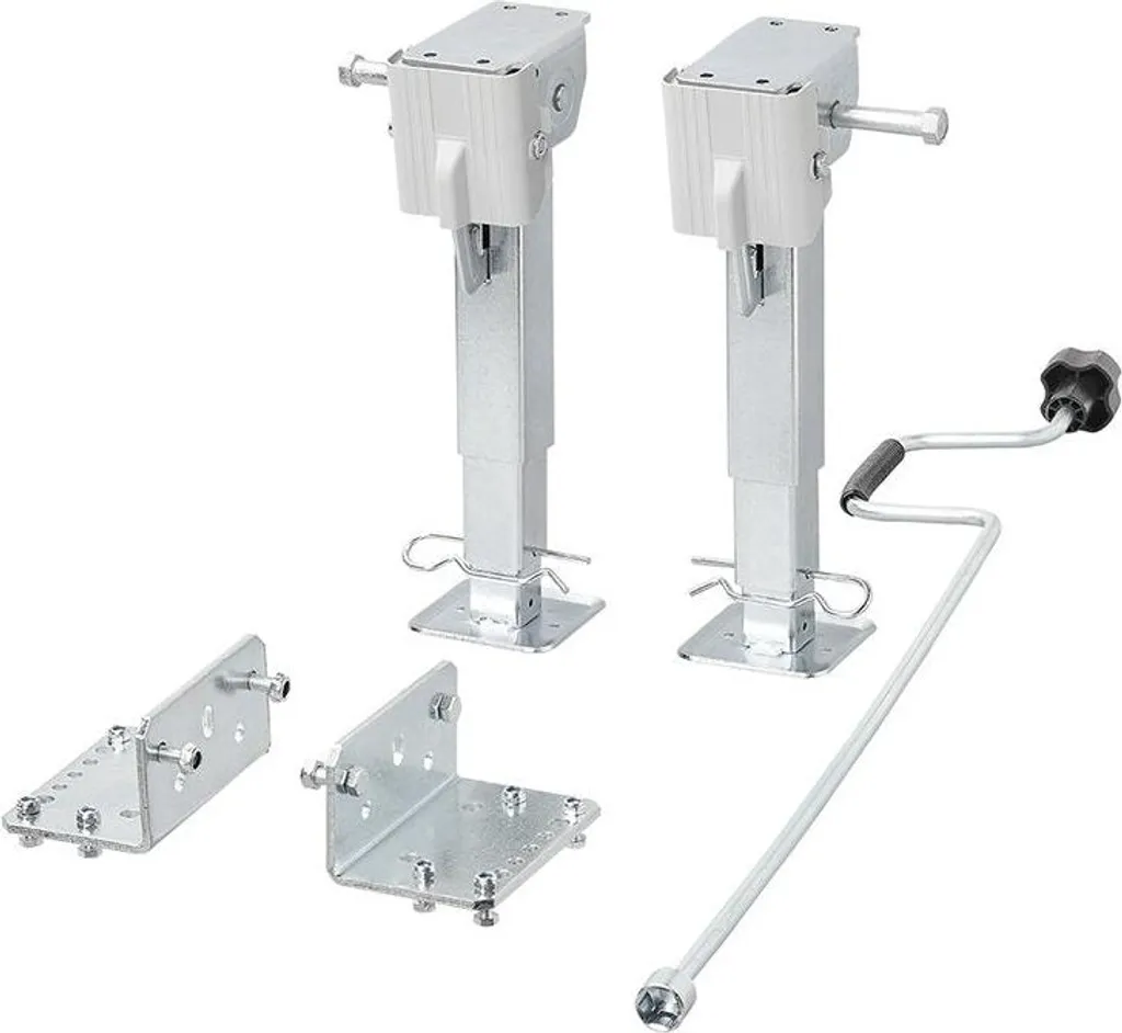 Support de manivelle réglable anti-balancement camping-car 290-460 mm