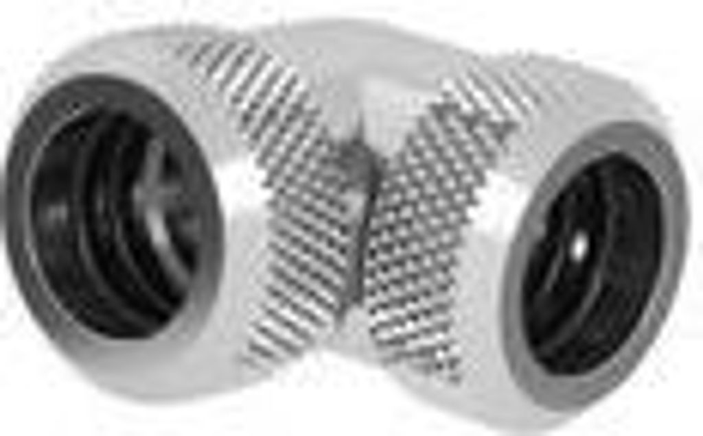 Barrow Multi-Link Adapter 90 Grad 12mm AD auf 12mm AD Hardtube - silber
