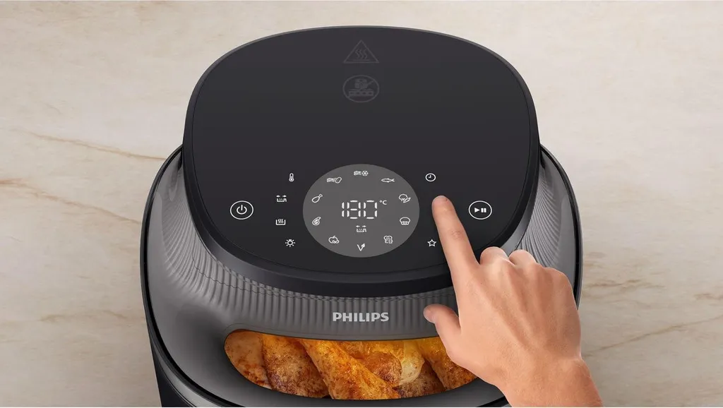 Friteuse à air Philips 6,2L Série 3000 NA331/00 - Airfryer Noir Compact