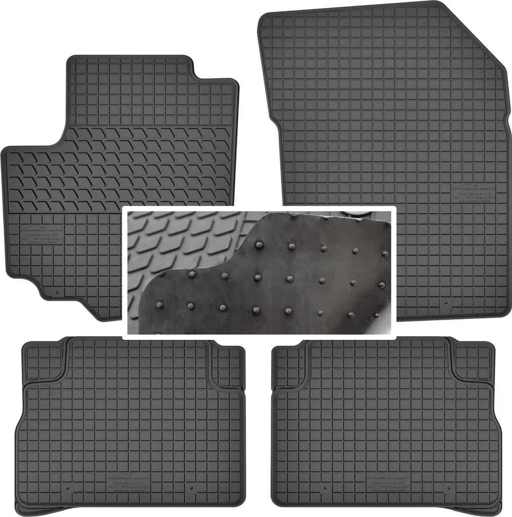 Set Tappetini 3D in Gomma Suzuki S-Cross SX4 II: Protezione All-Weather