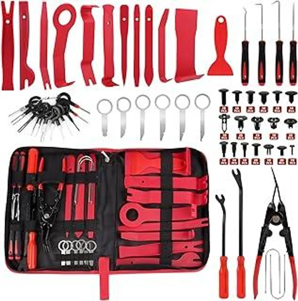 Kit 158 Pezzi Leve Smontaggio Auto Professionali - Set Universale Pannelli