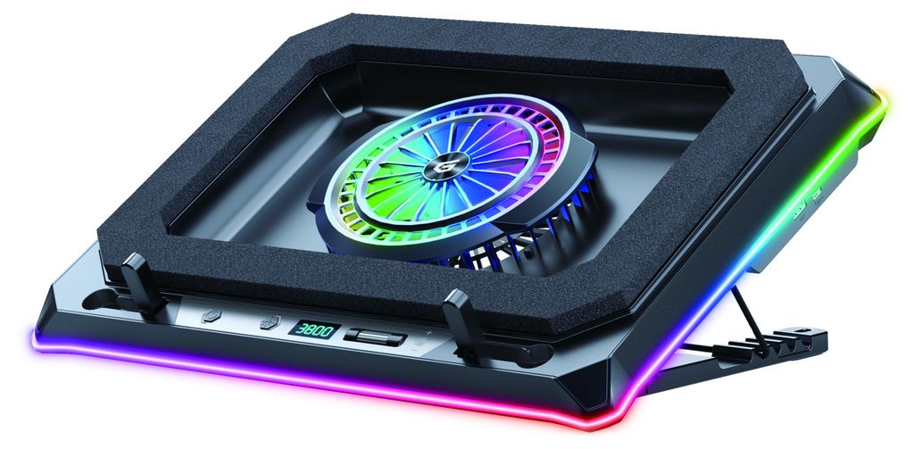 Conceptronic THYIA04B Gaming Laptop-Kühlpad mit RGB, Produktbild 