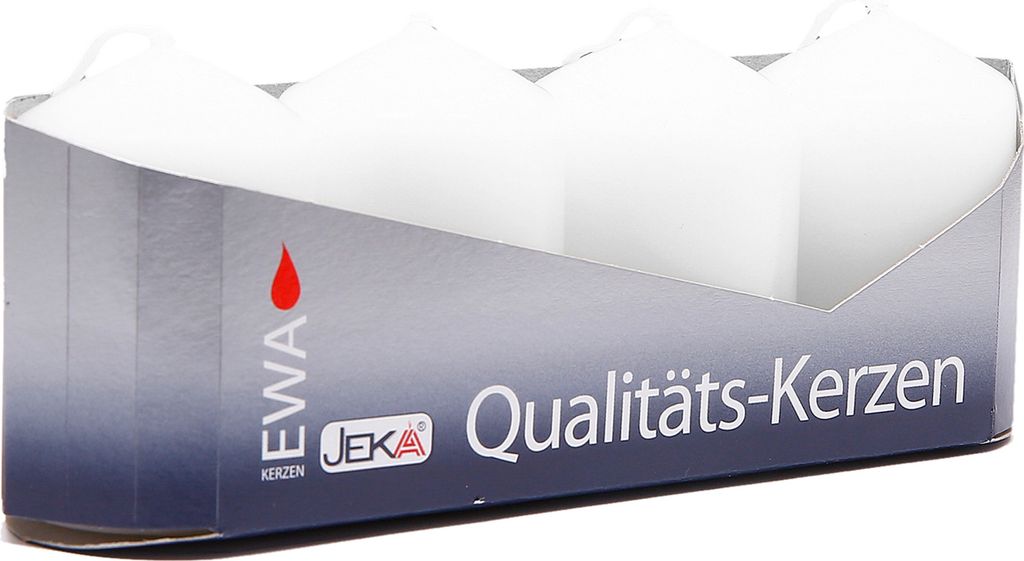Stumpentray 40 x 60 mm weiß, 4 Stück, deutsche Produktion