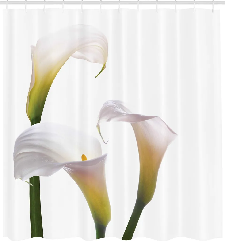 Évitez les fuites d'eau avec ce rideau de douche extra long Lys Calla - 2