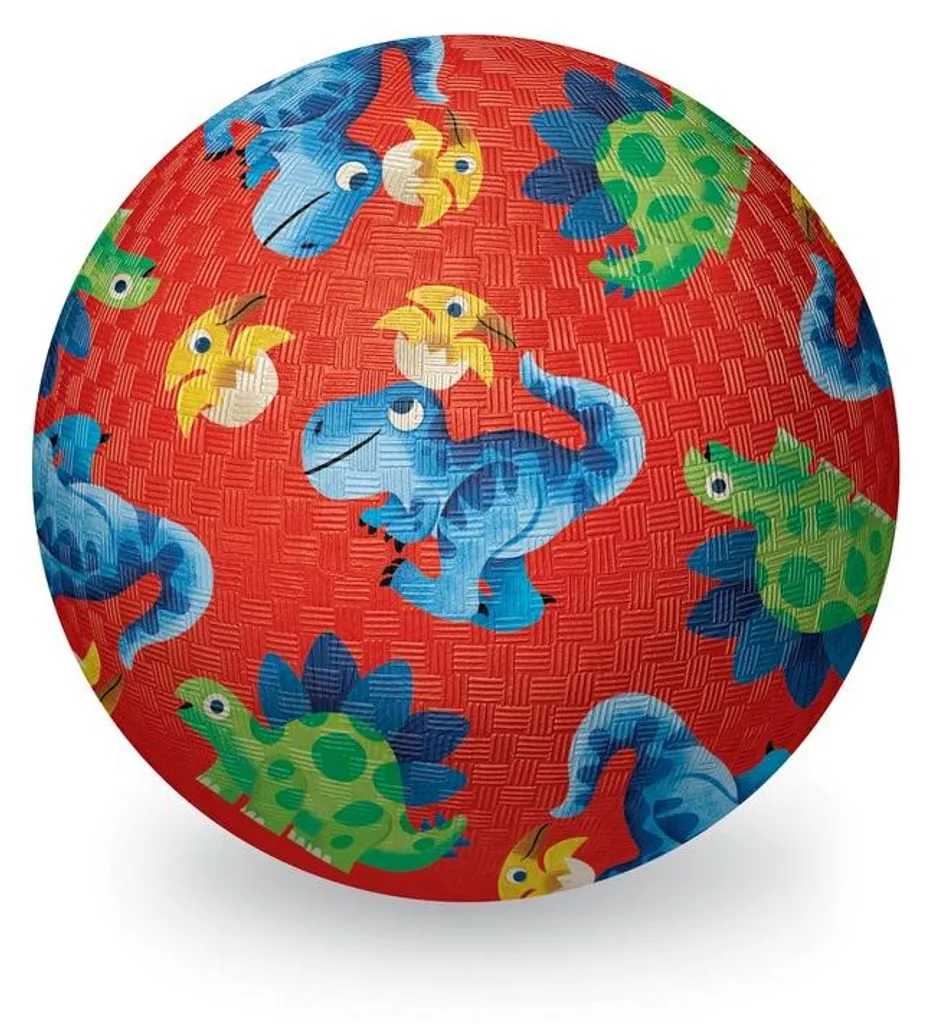 Ballon d'éveil Dinosaure Crocodile Creek 13cm en caoutchouc souple
