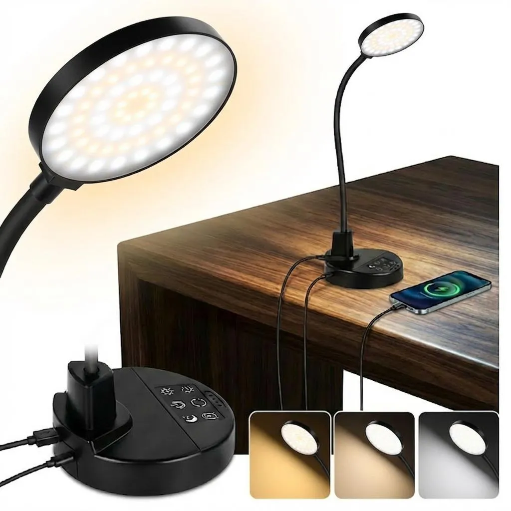 Lampada LED per Cameretta con USB - Luce Notturna e Sicurezza Occhi
