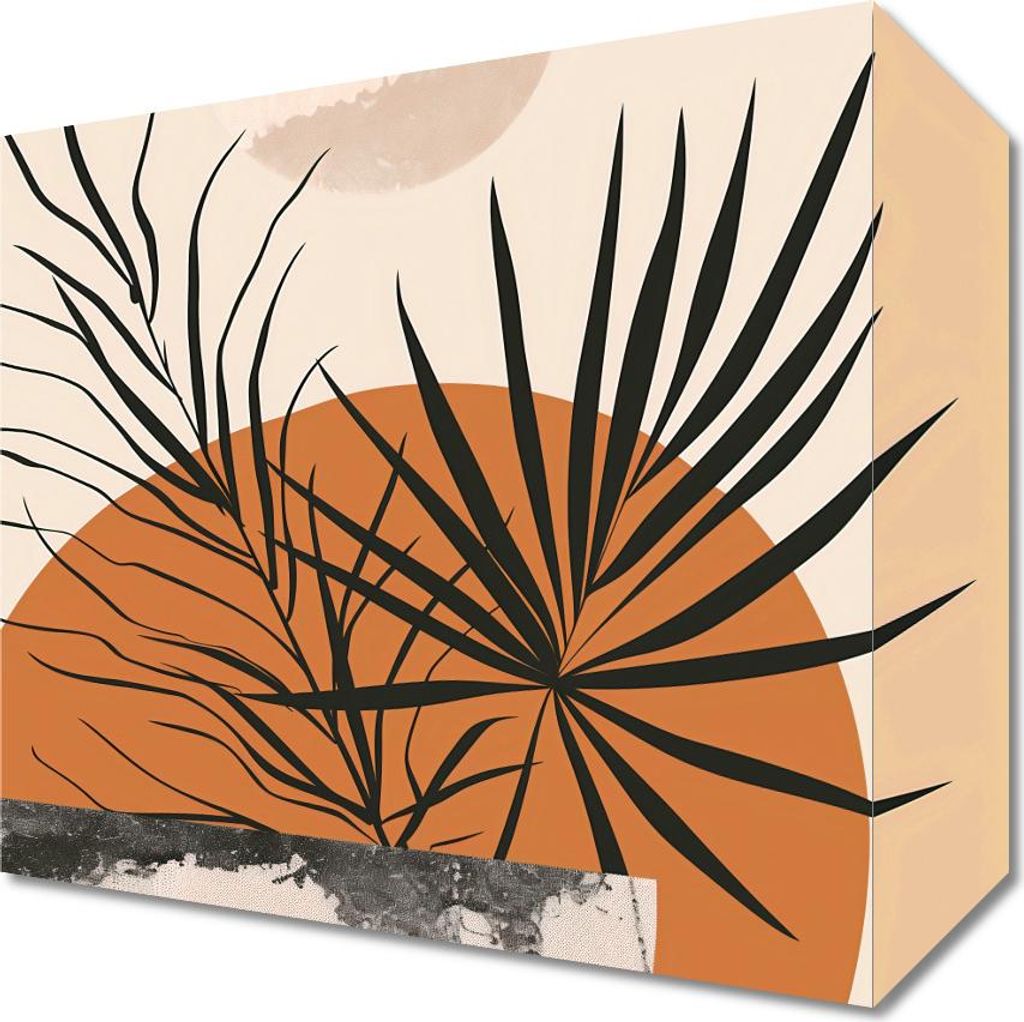 Bild 20x20cm Palmenwesten