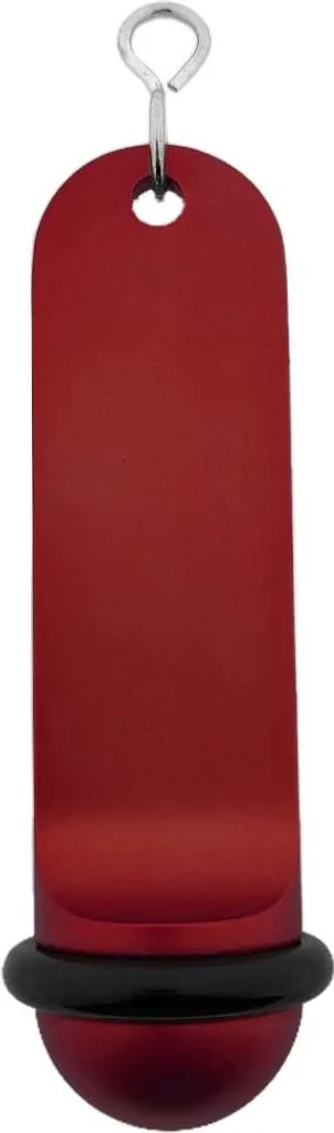 Portachiavi Alluminio Rosso Hotel 105x30 mm CombiCraft - Set 5 Pezzi