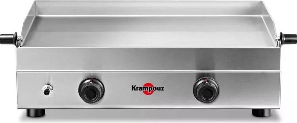 plancha gaz saveur 64x33 2x2000w inox - krampouz