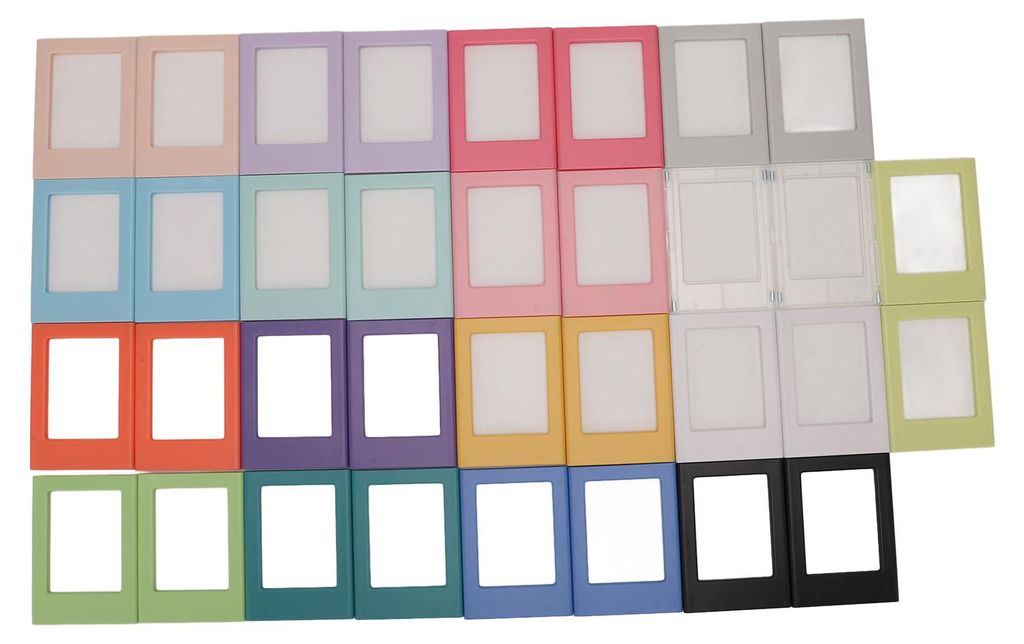 34 marcos magnéticos para fotos, de 7,6 cm, con soporte Imagen del producto 