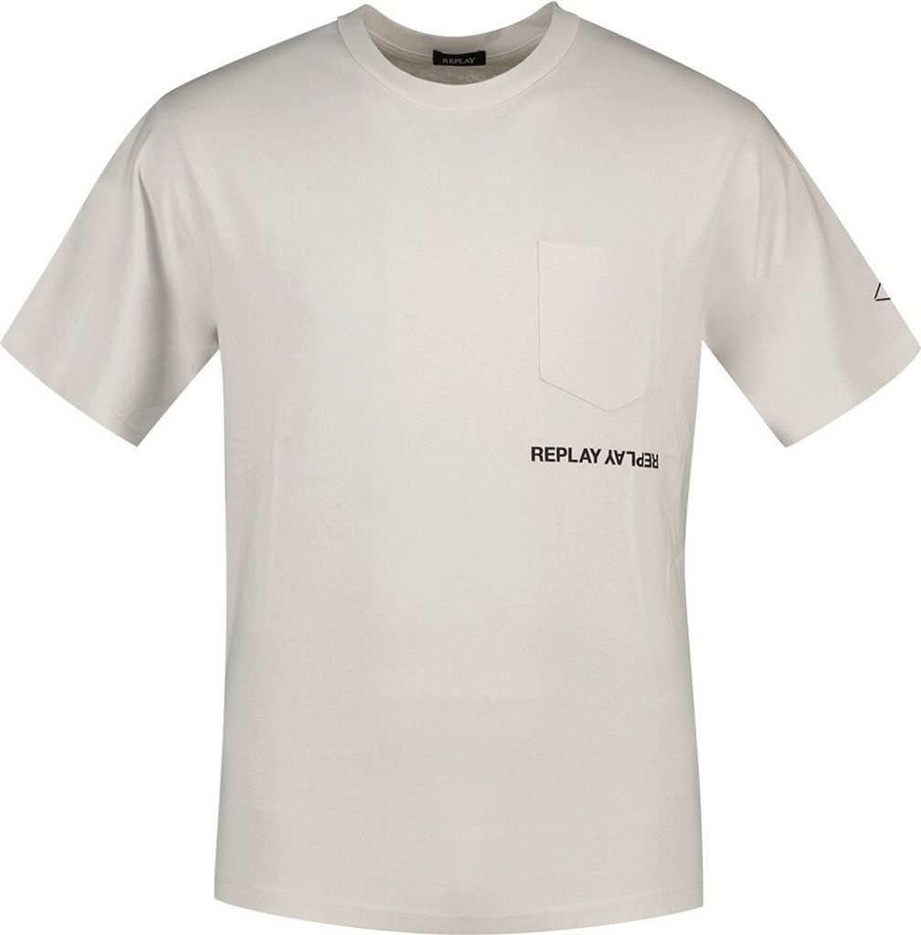 Replay M6815 .000.22662g Kurzarm-t-shirt Beige XL Mann Beige XL
