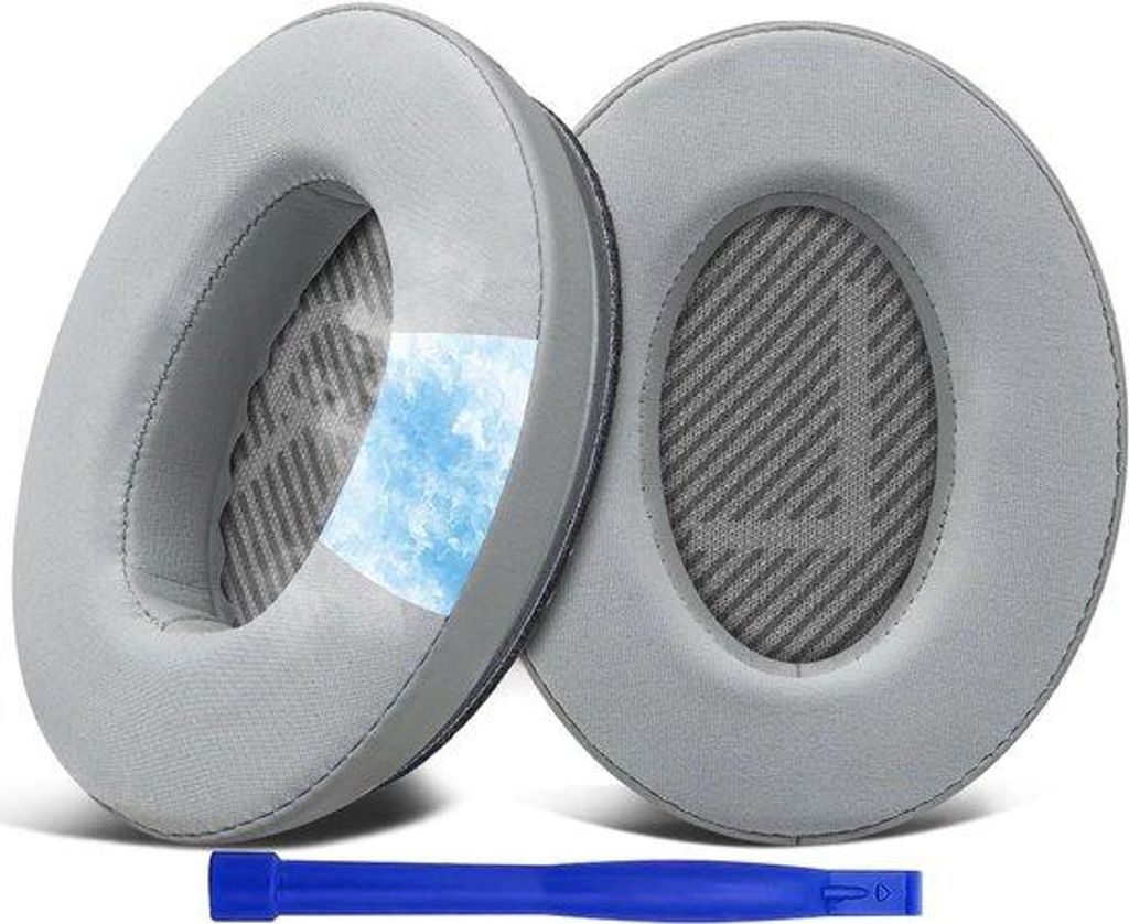Kühlende Gel Ohrpolster silber für QC35 und QC35 II
