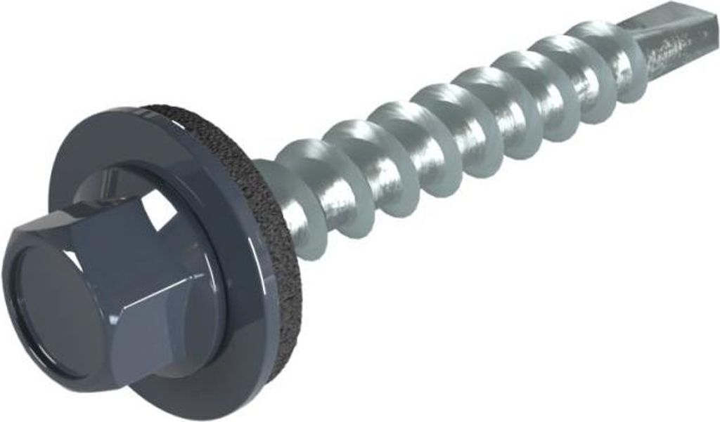 Weckman Spenglerschraube 4,8 x 60 mm 100 Stk. anthrazit Produktbild 