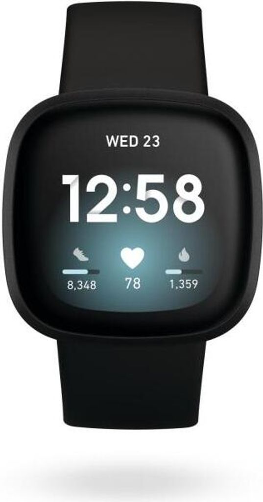 Fitbit Versa 3 Smartwatch čierne/čierne hliníkové Obrázok produktu 8