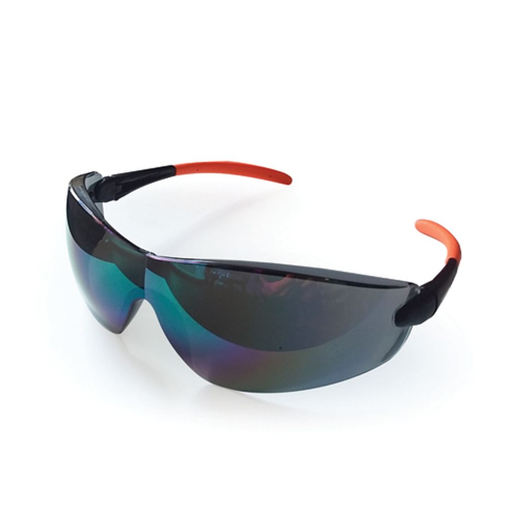 Oregon Schutzbrille, verspiegelt Rahmen, oben, Arbeitsschutzbrille