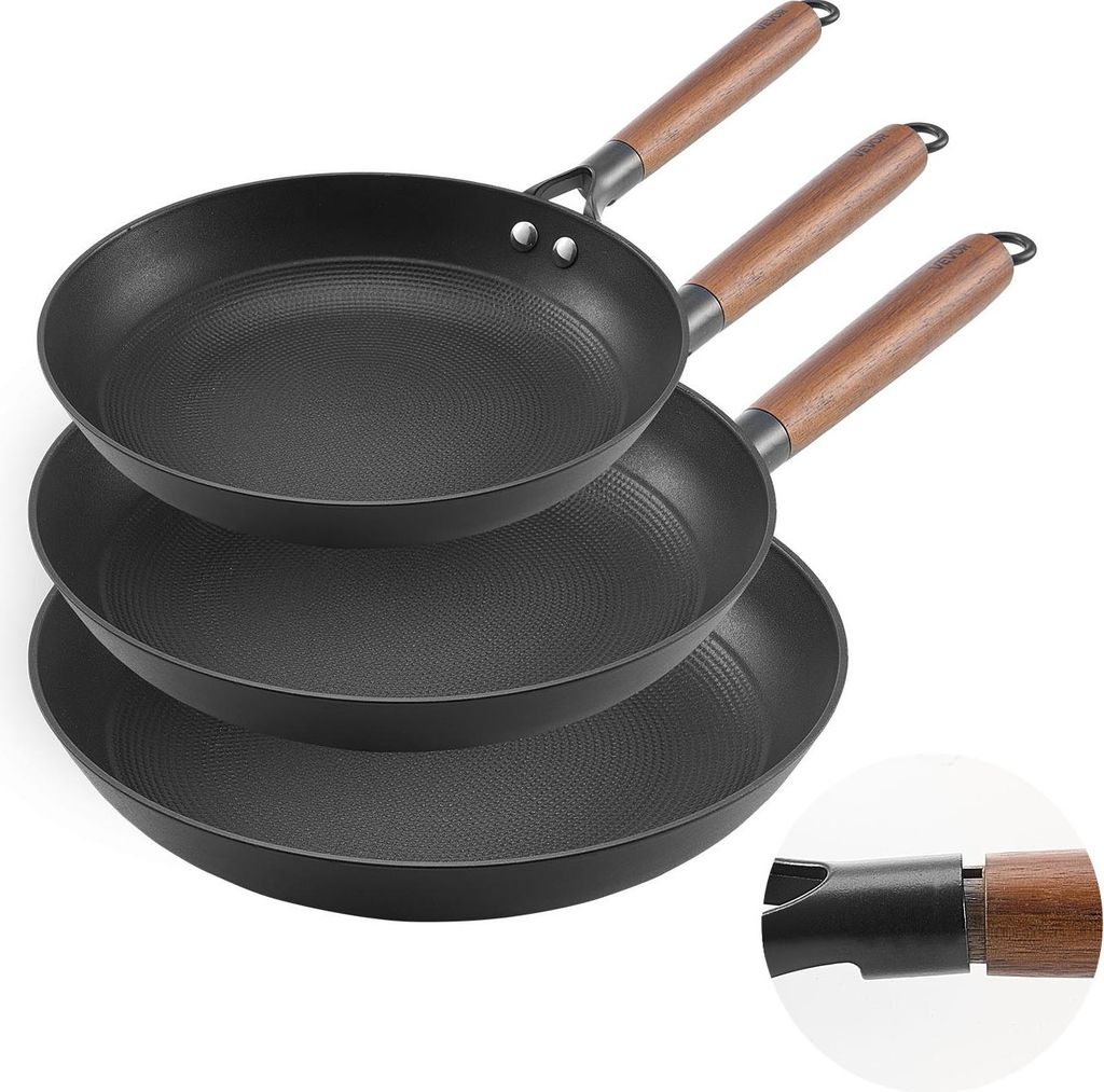 Sada litinových pánví VEVOR (205 / 265 / 310 mm), odolná Obrázek produktu 
