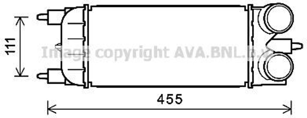 PRASCO PEA4365 Ladeluftkühler LLK passend für PEUGEOT 508 SW I (8E) Turbo Intercooler
