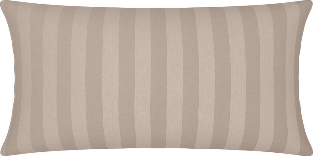 Erwin Müller Kissenbezug Fürth" taupe 40x80 cm"