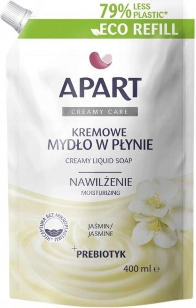Mydło w płynie APART Creamy Care 400ml JAŚMIN - ZAPAS Zdjęcie produktu 