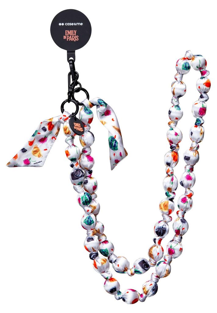 Case&Me Tracolla A Foulard Con Perline Per Smartphone A Immagine del prodotto 