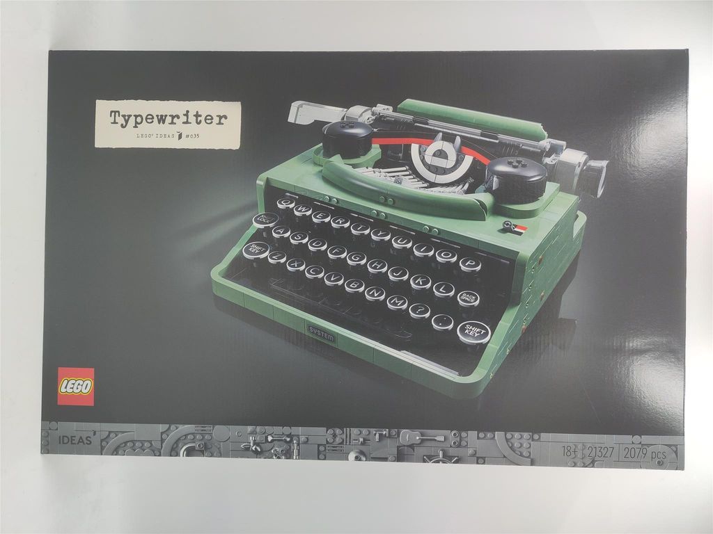 LEGO Ideas Schreibmaschine, Basteln für Erwachsene, Produktbild 