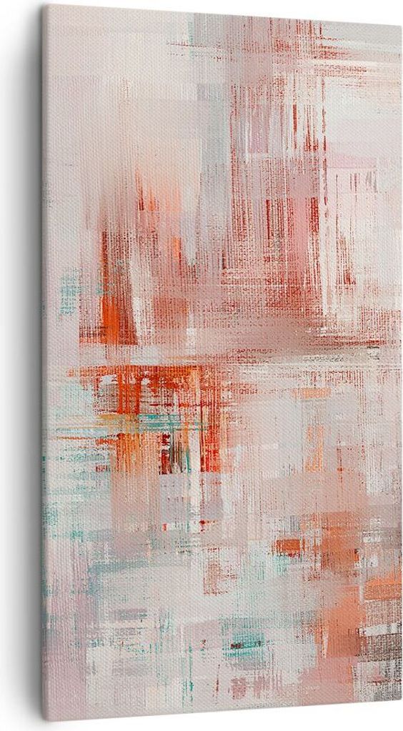 Bild auf Leinwand - Leinwandbild - Einteilig - Verschwommen Abstraktion Modern - 45x80cm - Wand Bild - Wanddeko - Wandbilder - Leinwanddruck - Bild...