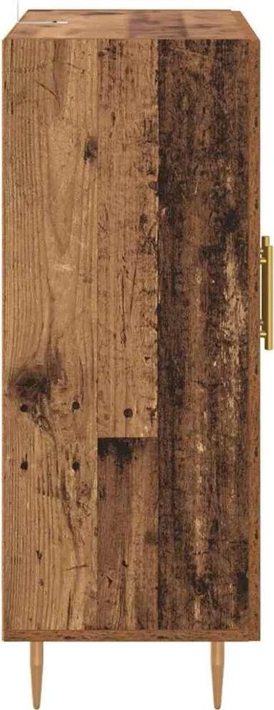 Mobile Buffet Eco-Friendly Legno di Recupero 70cm | Arredo Sostenibile - 7