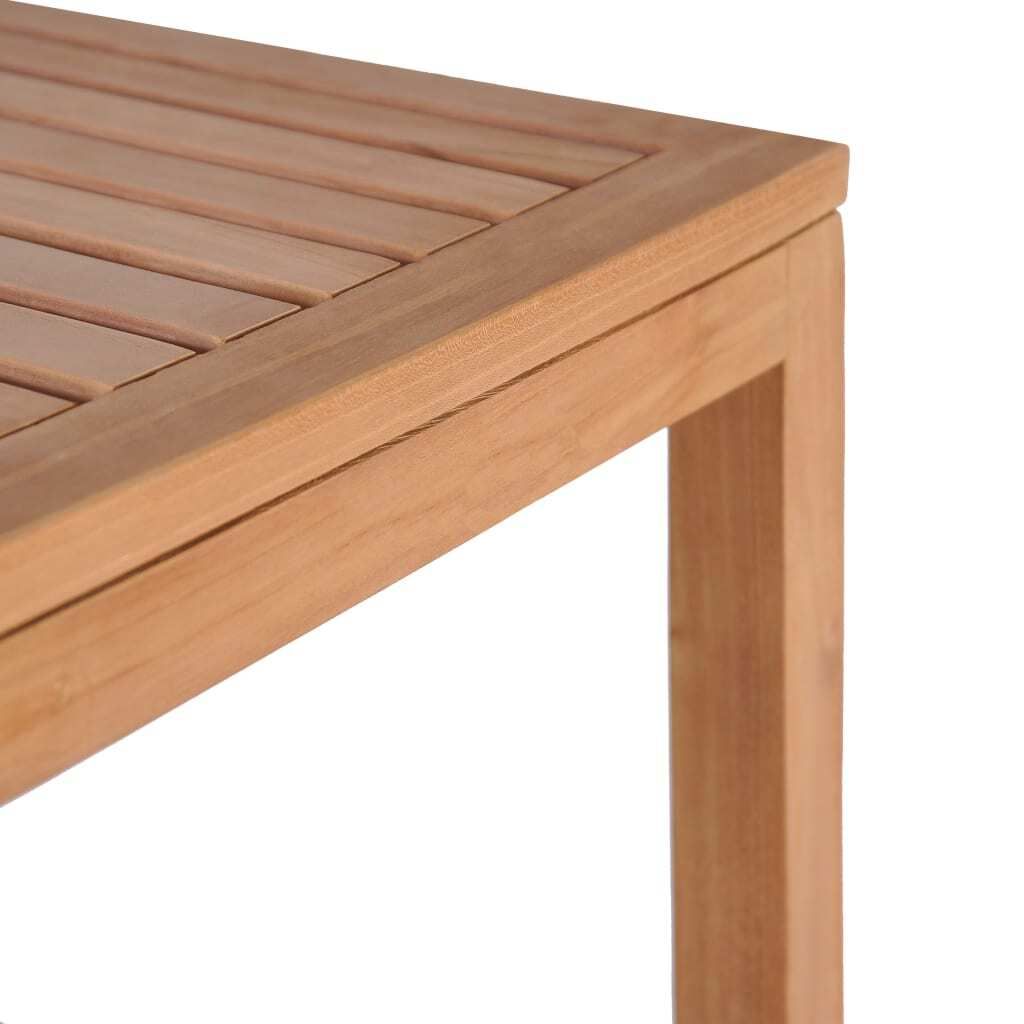 vidaXL Badregal mit 4 Böden Massivholz Teak 42x42x165 cm Produktbild 