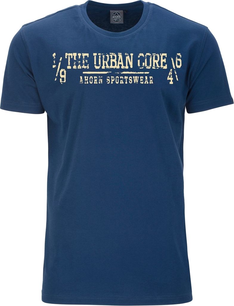 Übergrößen T-Shirt The Urban Core beige AHORN SPORTSWEAR Alpine Blue 8XL