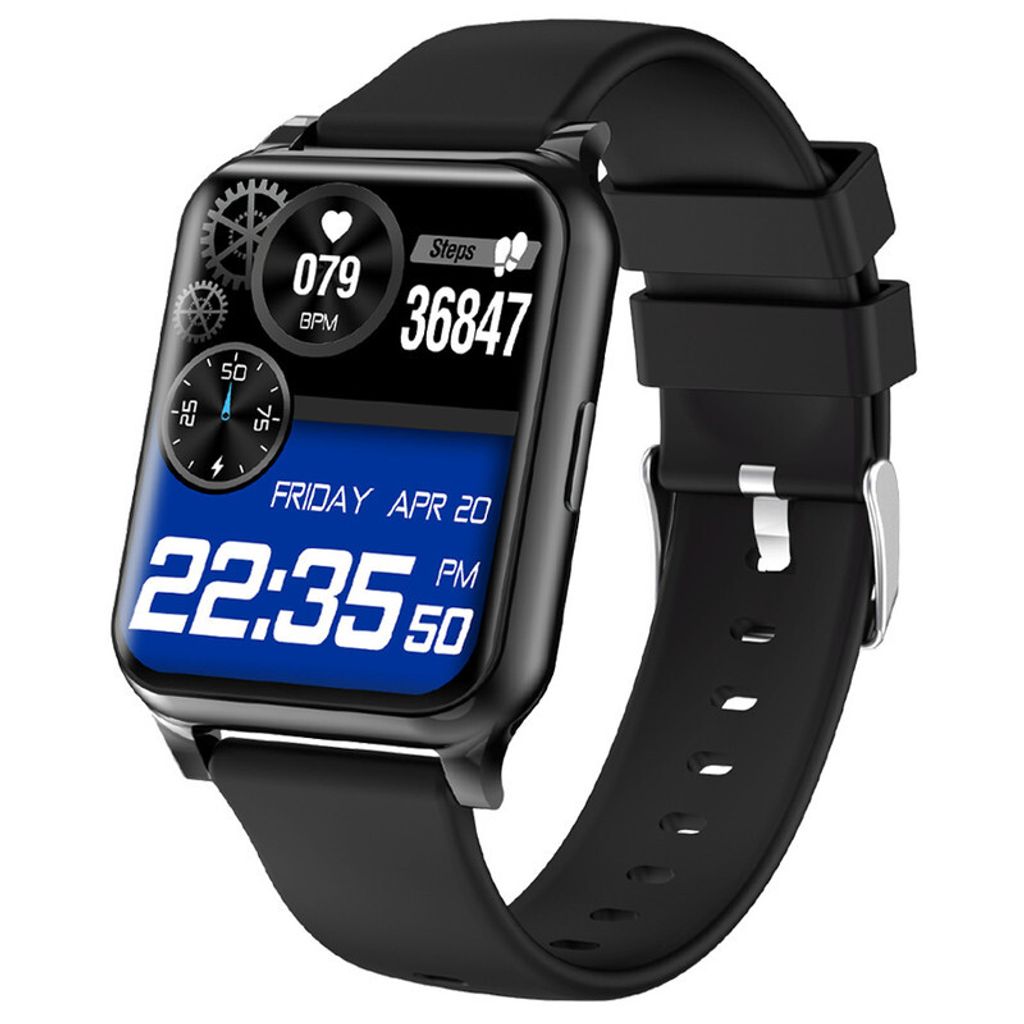 Smart Watch Männer Frauen Smartwatch Connected Bracelet Blutzuckermessgerät Herzfrequenzmessgerät Schlafmessgerät Sportuhr für Android iOS.Sch...
