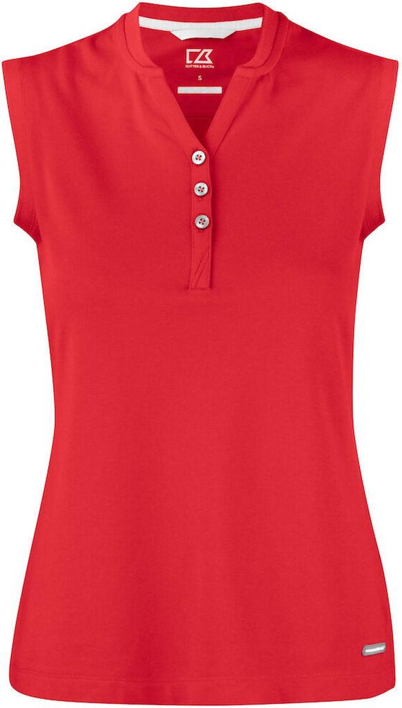 Cutter & Buck Advantage Sleeveless Tee Ladies, Größe:M, Farbe:Red