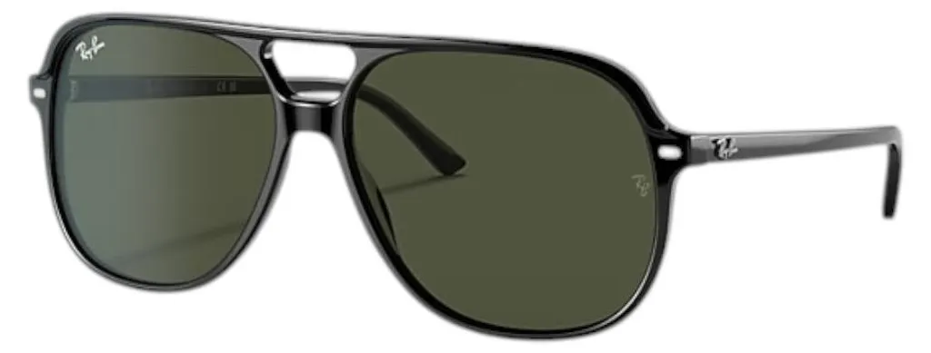 Ray-Ban Bill RB2198 901/31 Taille 60 : Lunettes de Soleil Iconiques Noires
