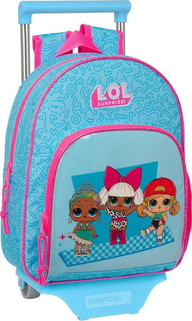 Safta Lol Surprise Divas Rucksack Mit Rollen Blau Blau One Size