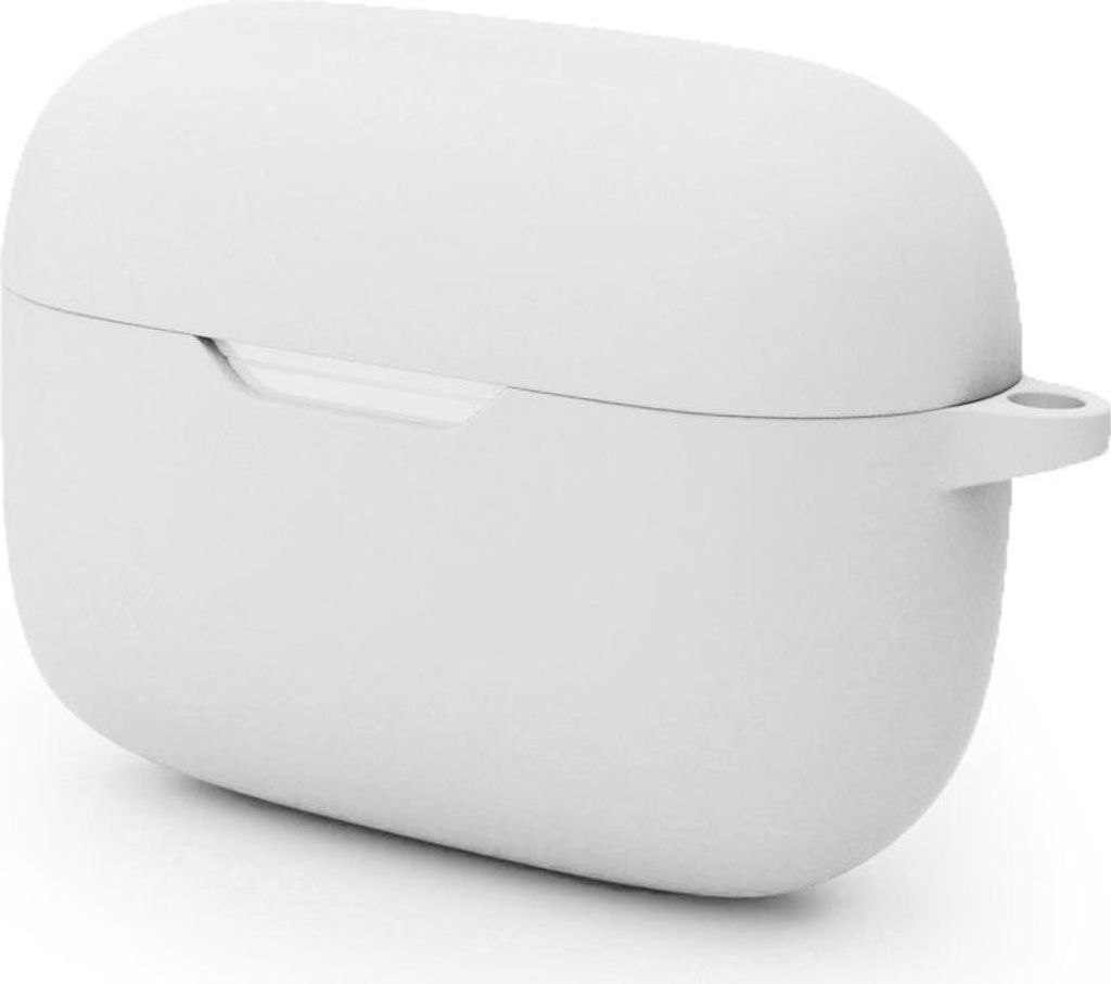 Silikonhülle Schutzhülle Kompatibel mit Samsung Galaxy Buds 3 & 3 Pro Kopfhörer Ohrhörer in Weiß