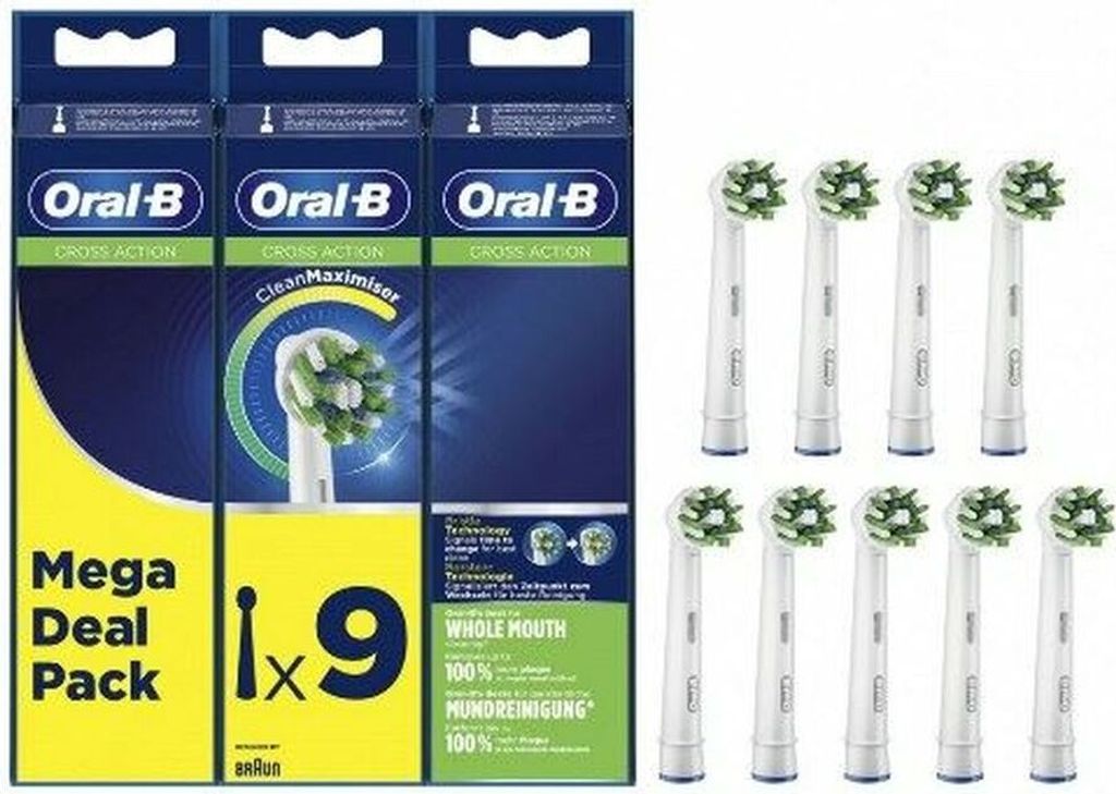 Oral-B CrossAction 9 Stück(e) Weiß Produktbild 4