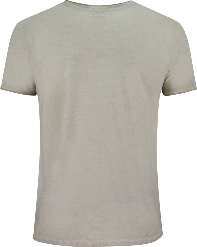 Donald Duck Retro Logo Herren T-Shirt Kurzarmshirt Grau, Größe Herren:L