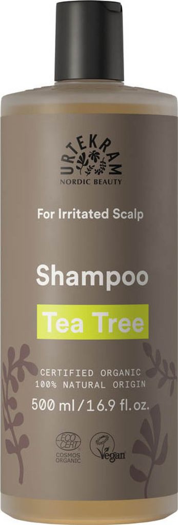 URTEKRAM Zklidňující šampon Tea tree 500 ml Obrázek produktu 