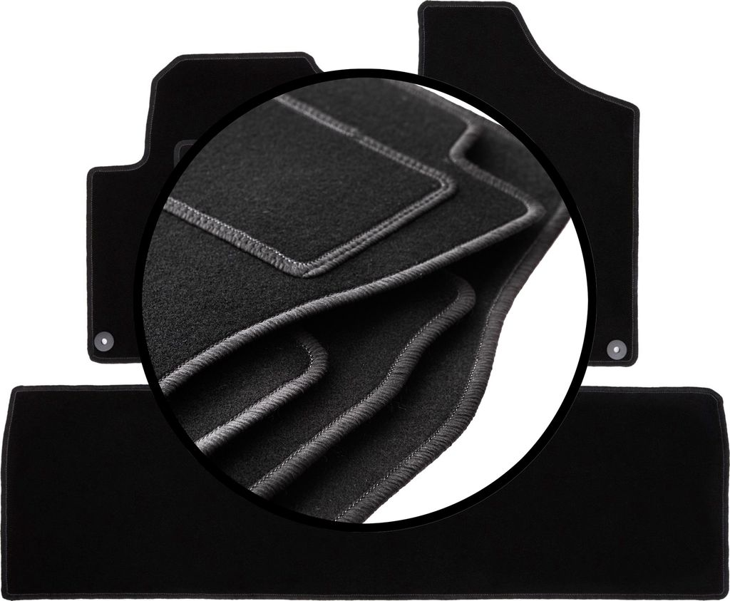 Veloursmatten-Satz für: Ford Galaxy MK1 Minivan (1995-2006)