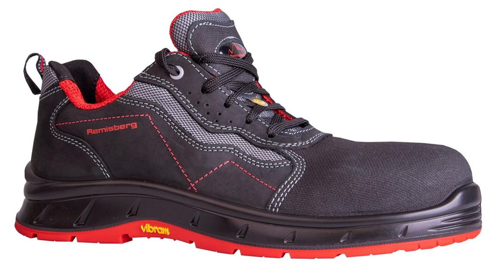 Hase Davos S3 ESD-Sicherheitshalbschuh aus Nubukleder Größe 38