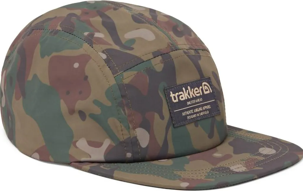 Casquette Pêche Carpe Trakker Techpro Camo - Idéal Sessions Été 2026