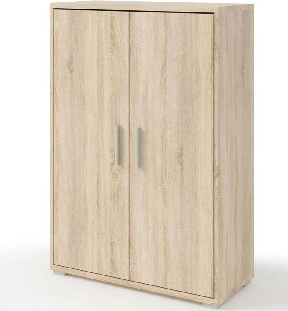 Armoire en chêne Sonoma de 3 niveaux de rangement pour bureau - 14