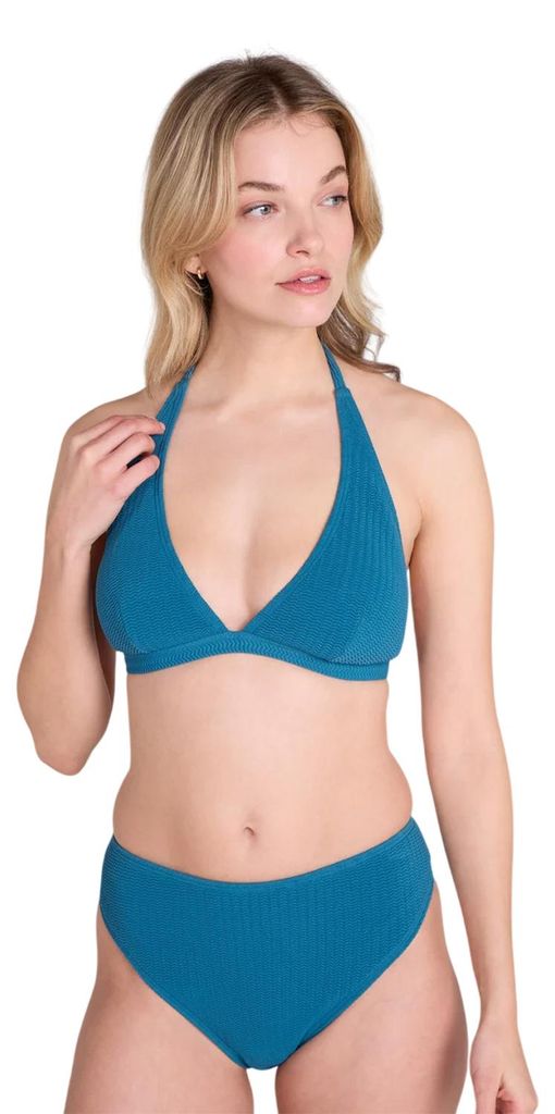 Animal - "Iona" Bikini Oberteil für Damen, Neckholder MW5242 (38 DE) (Petrol)