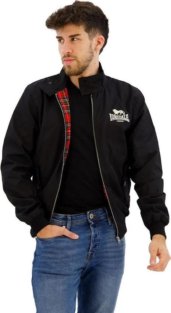 Lonsdale Herren Jacke Harrington, Farbe:black, Größe:M Produktbild 