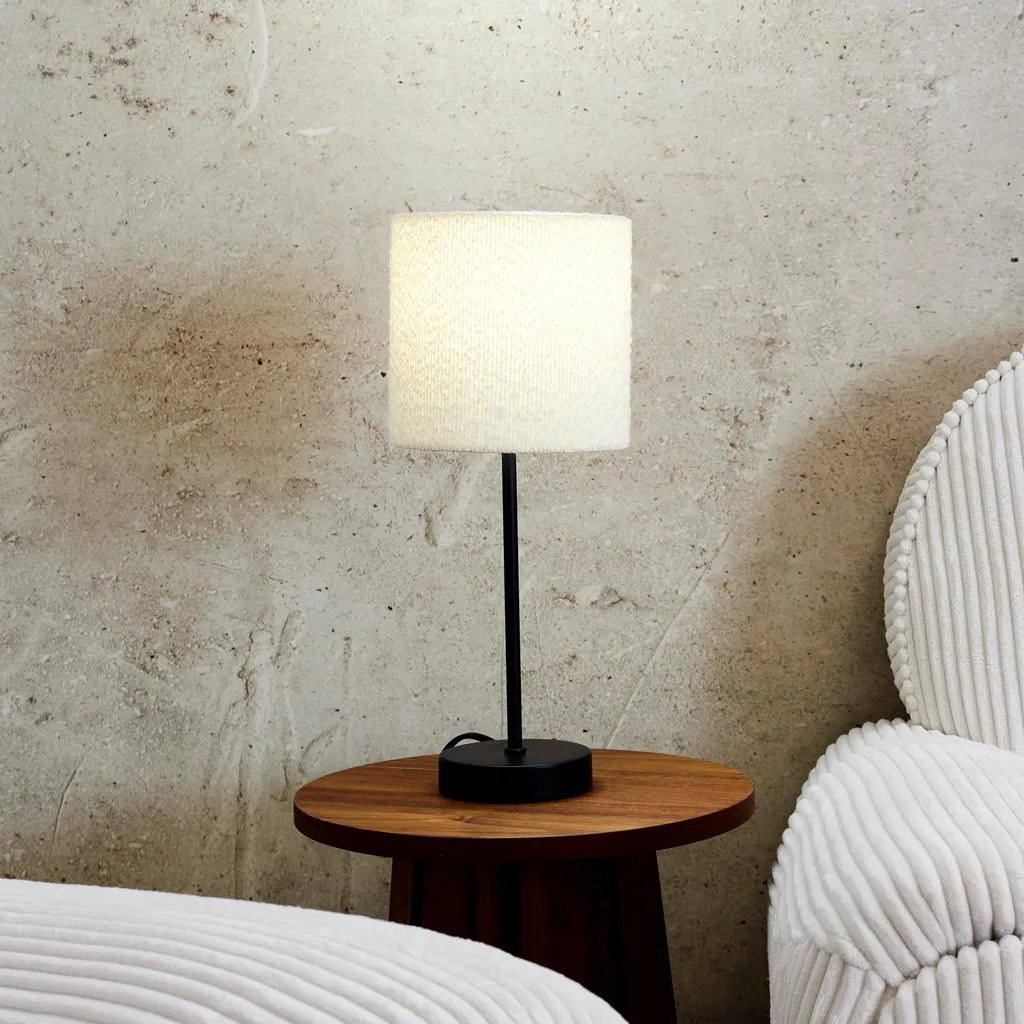 Lampe Métal Abat-jour Bouclette : Fini la Lumière Trop Agressive