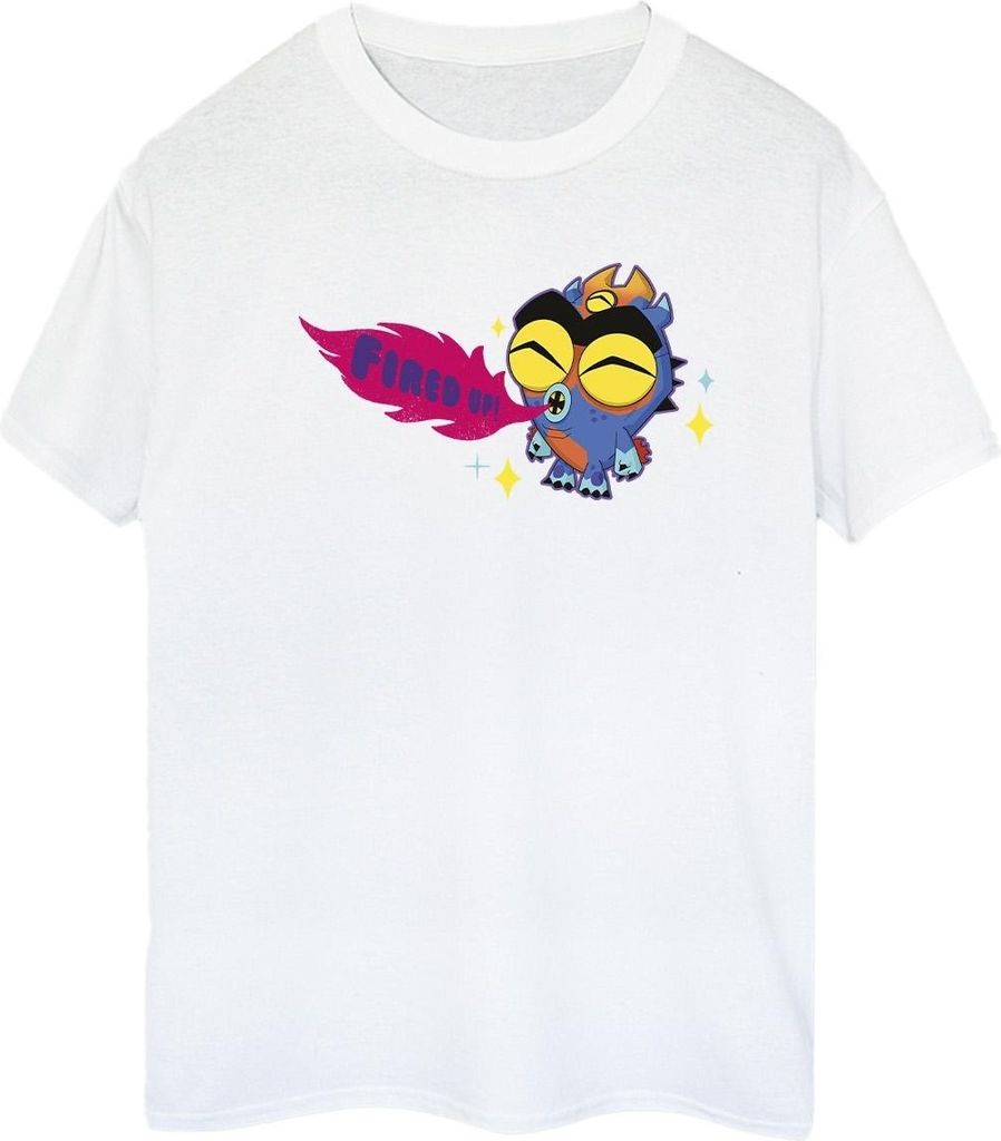 Disney - "Big Hero 6 Fired Up" T-Shirt für Damen BI15819 (S) (Marineblau)