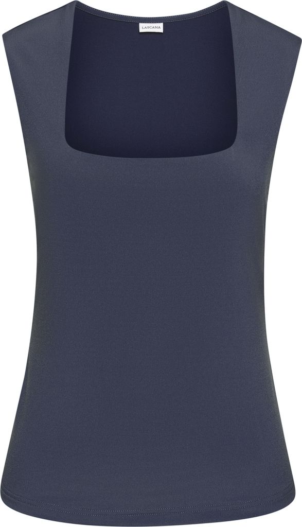 LASCANA Tanktop rauchblau Größe 40/42
