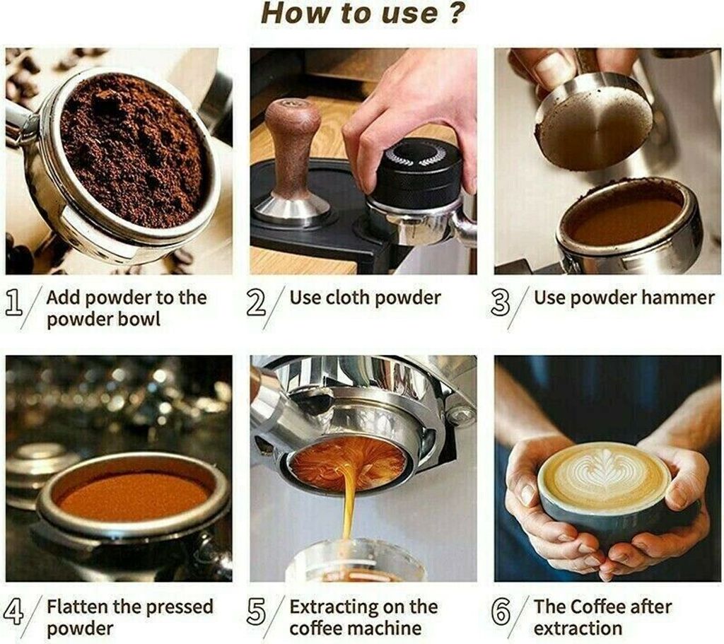 Cocoarm Siebträger Ohne Boden Aus Edelstahl Für Gaggia Kaffeemaschinen – 58 Mm, Doppelte Ohren, Bequemer Griff