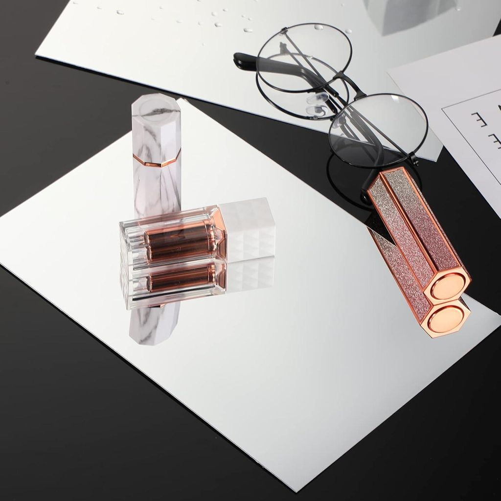 Spiegelstickers - Flexibel und einfach anzubringen - Pack von 30 Stück - 15 x 10 cm